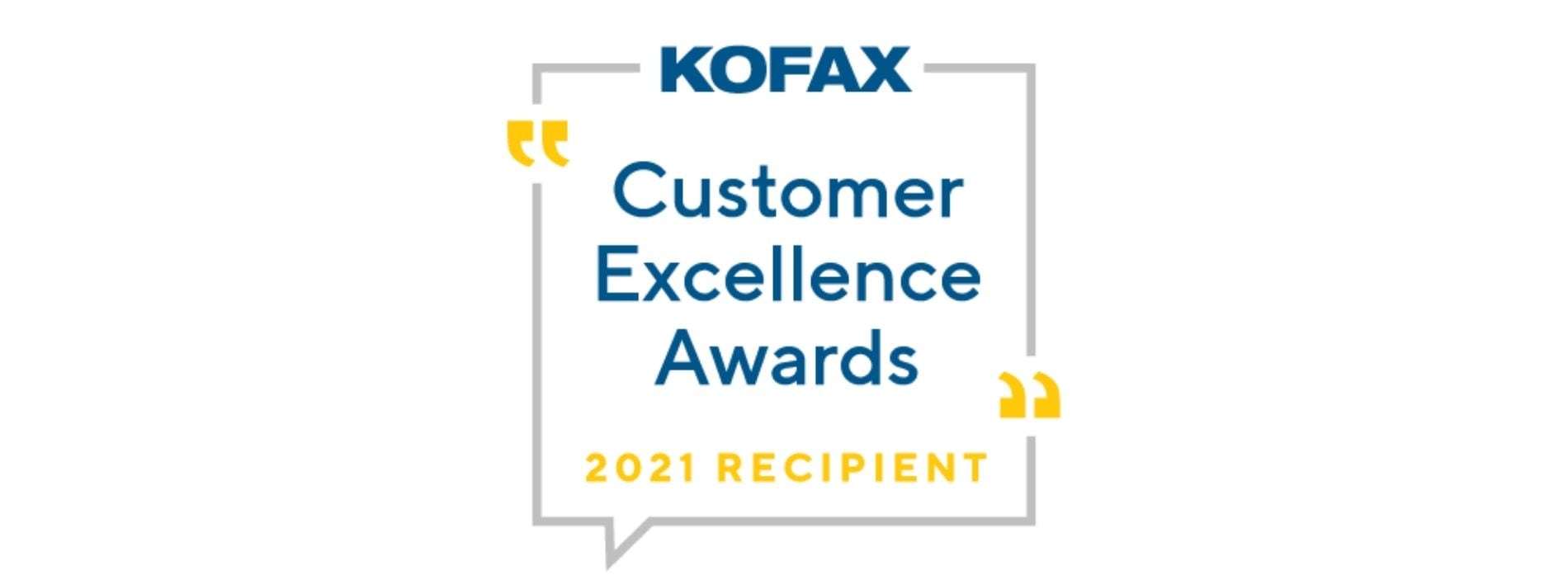 2021 kofax customer excellence awards